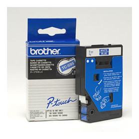 Autres consommables  BROTHER  Brother TC595 Blanc sur bleue 9mm x 7,7m prix maroc