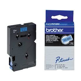Autres consommables  BROTHER  Brother TC501 Noire sur bleue 12mm x 7m prix maroc