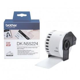 Autres consommables  BROTHER  Brother DKN55224 DirectLabel Étiquettes blanc 54mm x 30,48m prix maroc