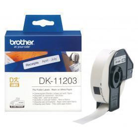 Brother DK11203 Rouleau d'étiquettes – Noir (DK11203) - prix MAROC 