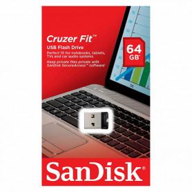Clé USB  SANDISK  CLE USB SANDISK 64Go CRUZER FIT prix maroc