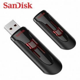 Clé USB  SANDISK  CLE USB SANDISK CRUZER GLIDE 64Go 3.0 NOIR prix maroc