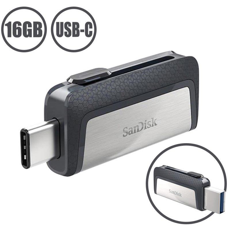 CLE USB SANDISK ULTRA DRIVE USB TYPE C TM 16Go (SDDDC2-016G-G46) - prix MAROC 