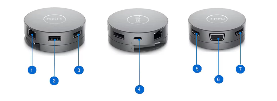 docking station dell usb c da310 (470 aeup)