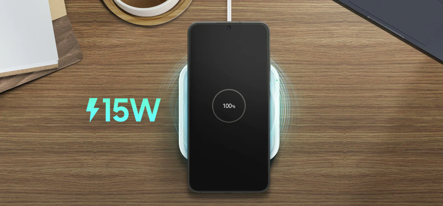 Chargeur Samsung sans fil rapide 15W - EP-P2400TBEGWW