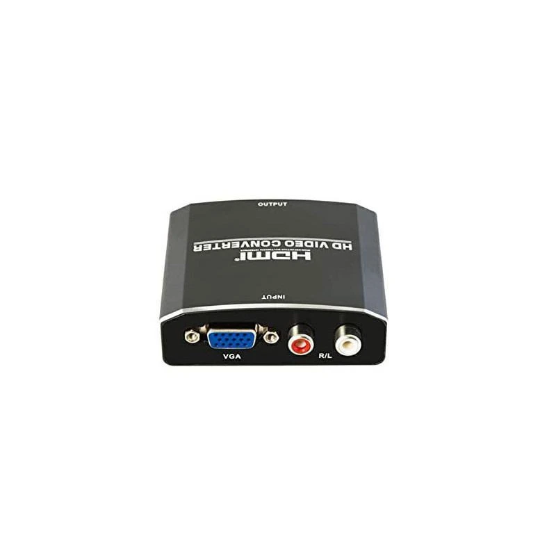 T-602 HDMI To Component (RGB) + Audio Video Converter / VGA+R/Laudio Pour Convertisseur HDMI - Linksolutions.ma
