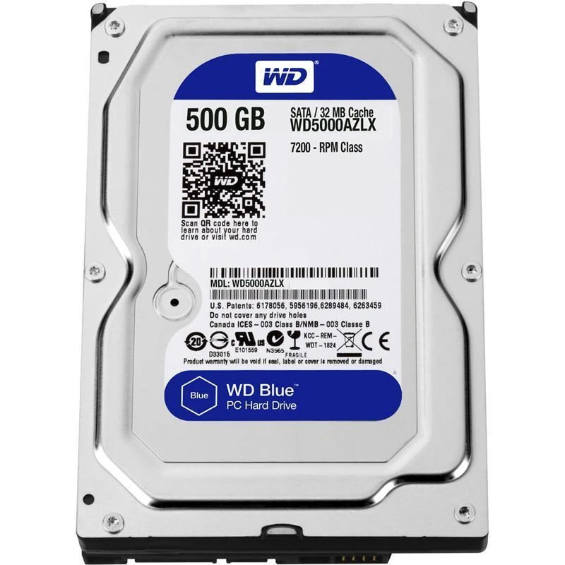 Disque interne Western digital WD5000AZLX Disque Dur Interne 500Go SATA 6Gb/s 3.5 - Linksolutions.ma