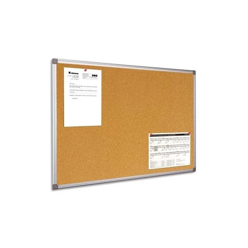 Tableaux 090200L TABLEAU DAFFICHAGE EN LIeGE AVEC CADRE 100 X 200 CM - Linksolutions.ma