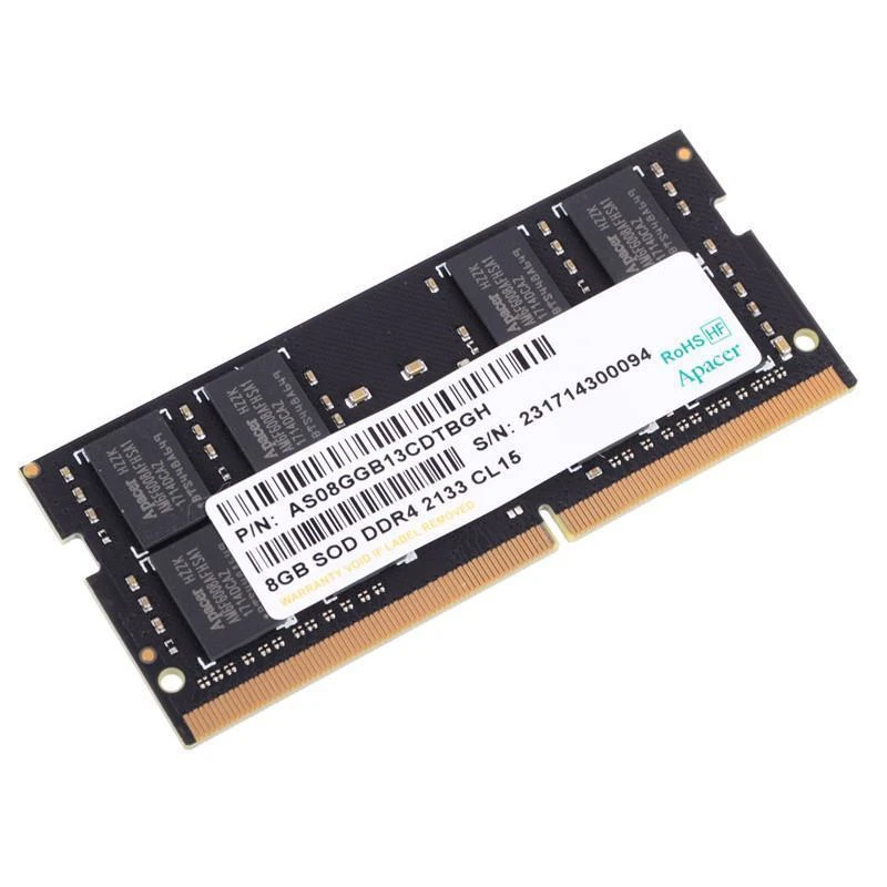 RAM Apacer ES.08G2R.KDH Memoire 8GB DDR4 SODIMM 2133MHz Pour - Linksolutions.ma