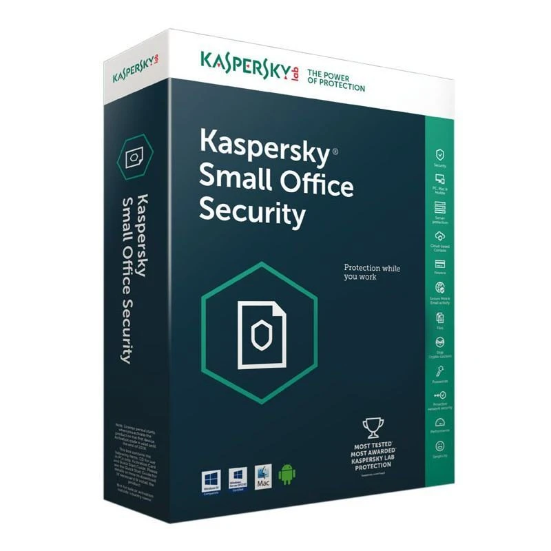 Antivirus Kaspersky KL45418BEFS-20MWCA Small Office Security 7.0 1 Serveur / 5 Postes - Linksolutions.ma