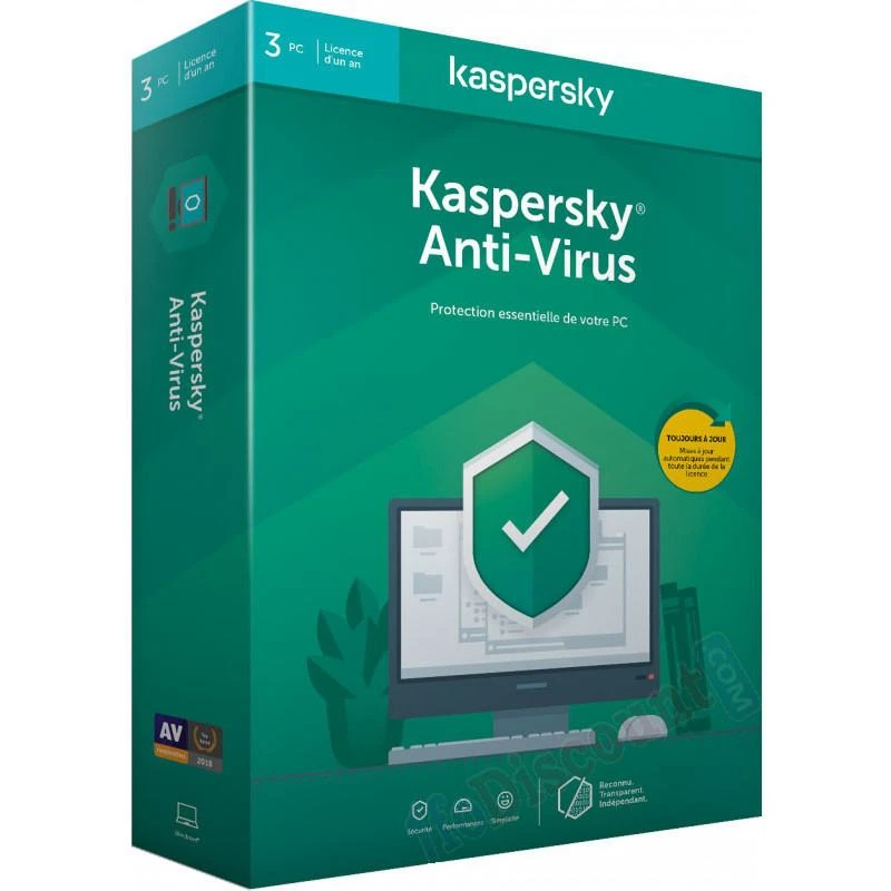 Antivirus Kaspersky KL11718BCFS-20FFPMAG Anti-virus 2020 3 Postes /1 An - Linksolutions.ma