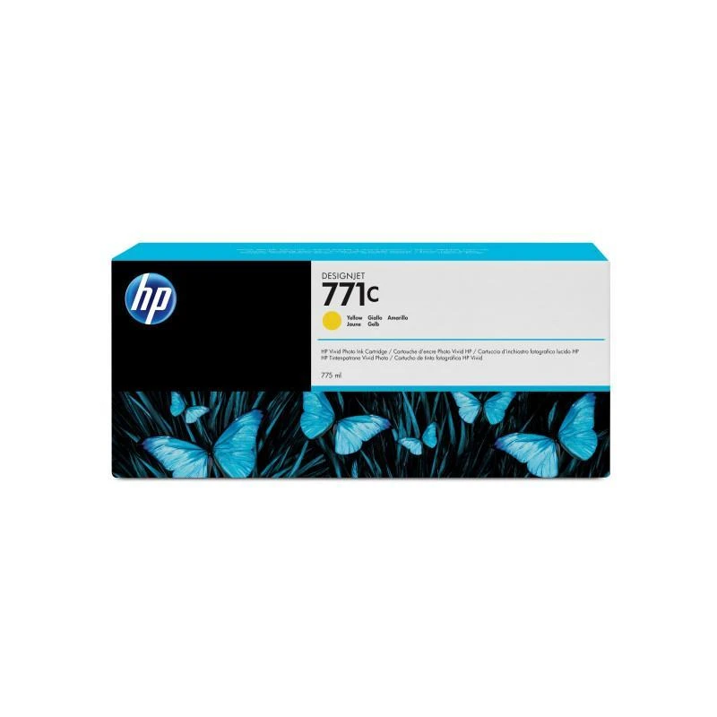 Cartouche Hp B6Y10A 771C Original Jaune - Linksolutions.ma