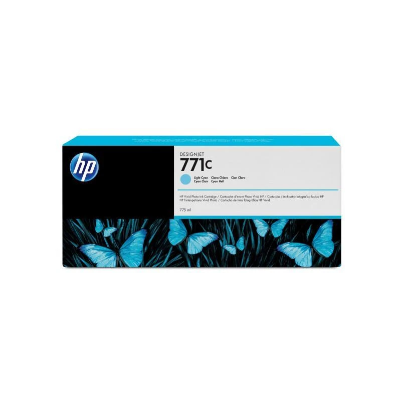 Cartouche Hp B6Y12A 771C Original Cyan Clair - Linksolutions.ma