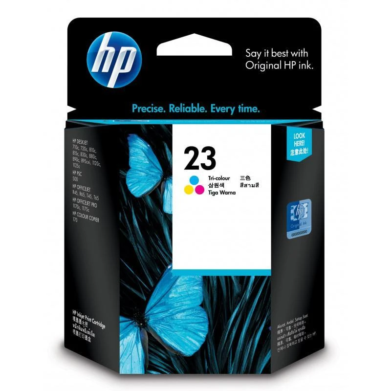 Cartouche Hp C1823D 23 Original Cyan Magenta Jaune - Linksolutions.ma