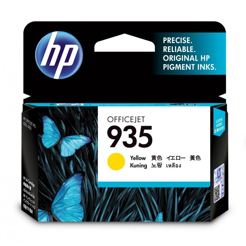 Cartouche Hp C2P22AE 935 Original Jaune - Linksolutions.ma