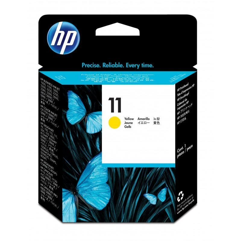 Cartouche Hp C4813A 11 Tete Dimpression YELLOW Jet Dencre - Linksolutions.ma