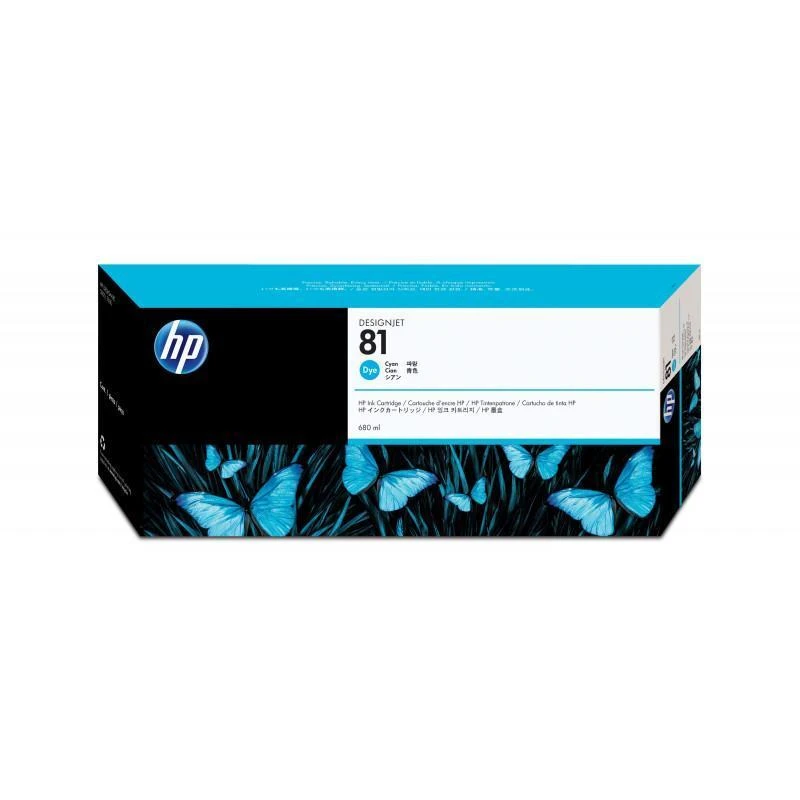 Cartouche Hp C4931A 81 Original Cyan - Linksolutions.ma