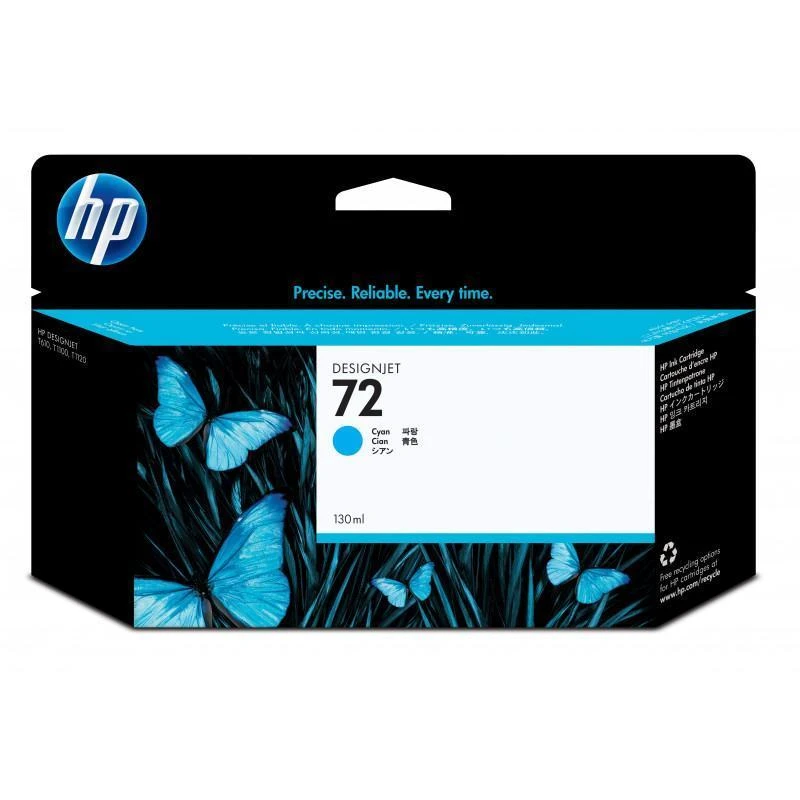 Cartouche Hp C9371A Dencre N 72 Cyan 130ml - Linksolutions.ma