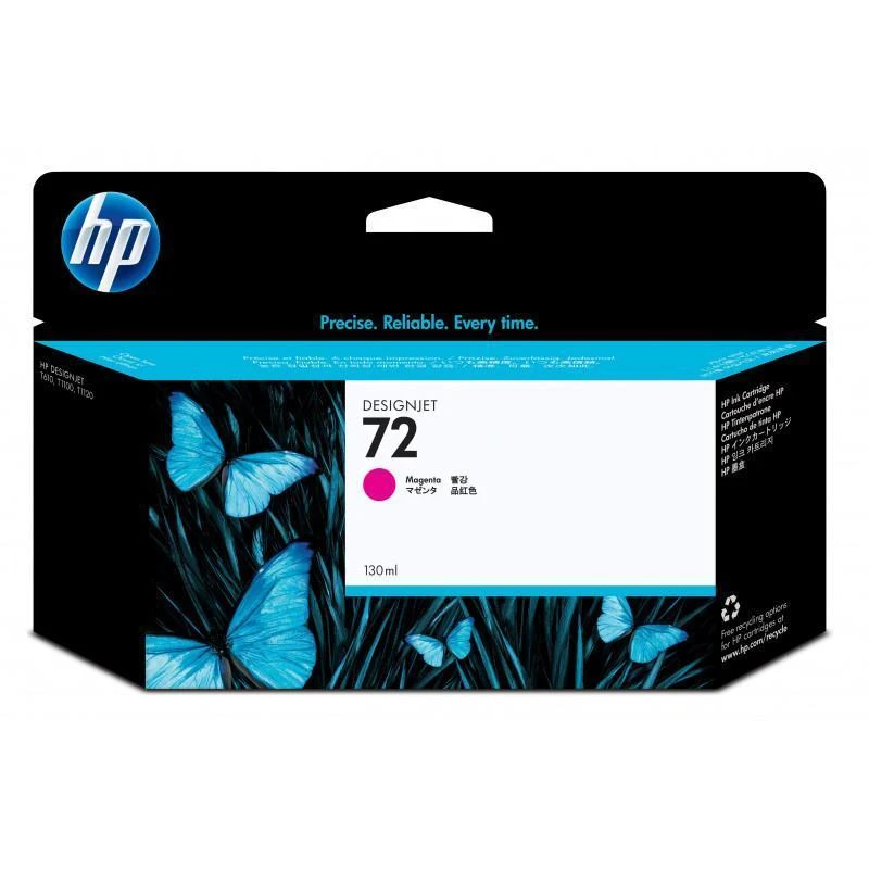 Cartouche Hp C9372A Dencre N 72 Magenta 130ml - Linksolutions.ma