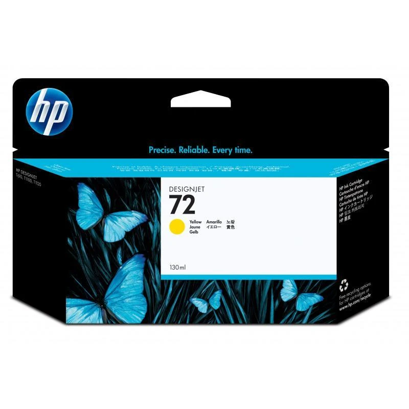Cartouche Hp C9373A 72 Original Jaune - Linksolutions.ma