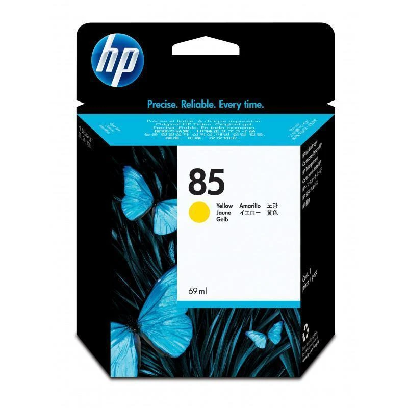 Cartouche Hp C9427A 85 Original Jaune - Linksolutions.ma