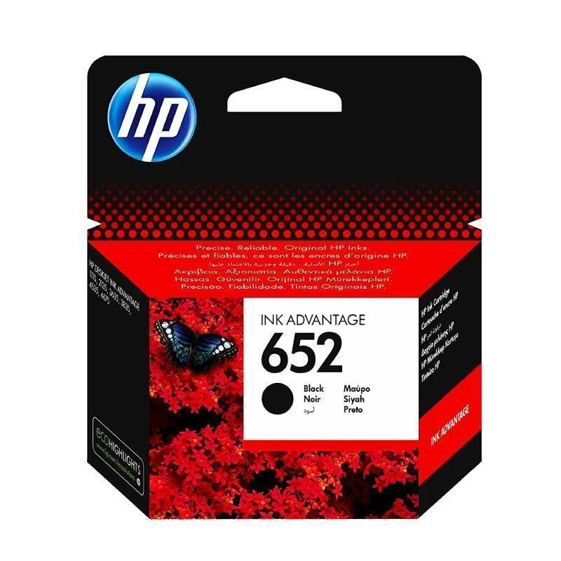 Cartouche Hp F6V25AE 652 Noir Original - Linksolutions.ma