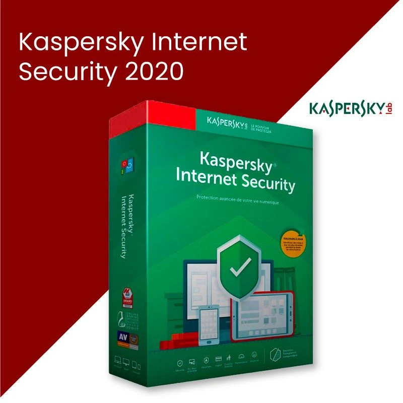 Antivirus Kaspersky KL19398BAFS-20FFPMAG Internet Security 1 Poste / 1an - Linksolutions.ma