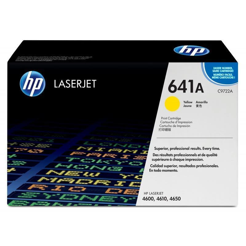 Toner Hp C9722A 641A Original Jaune - Linksolutions.ma