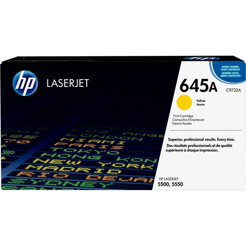 Toner Hp C9732A 645A Original Jaune - Linksolutions.ma