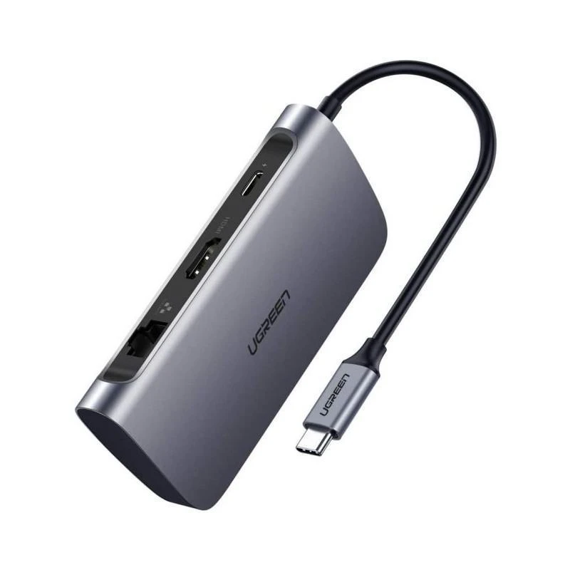 Ugreen 50771 6-in-1 USB C Hub With 4K HDMI - Linksolutions.ma