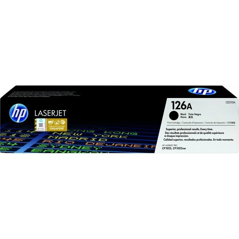 Toner Hp CE310A 126A Original Noir - Linksolutions.ma