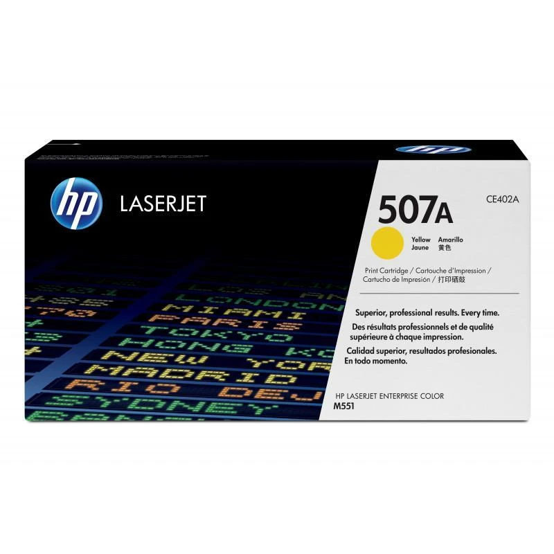 Toner Hp CE402A 507A Original Jaune - Linksolutions.ma