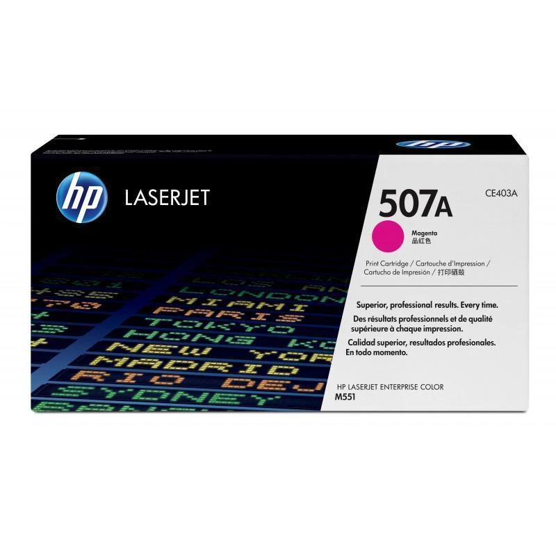 Toner Hp CE403A 507A Original Magenta - Linksolutions.ma