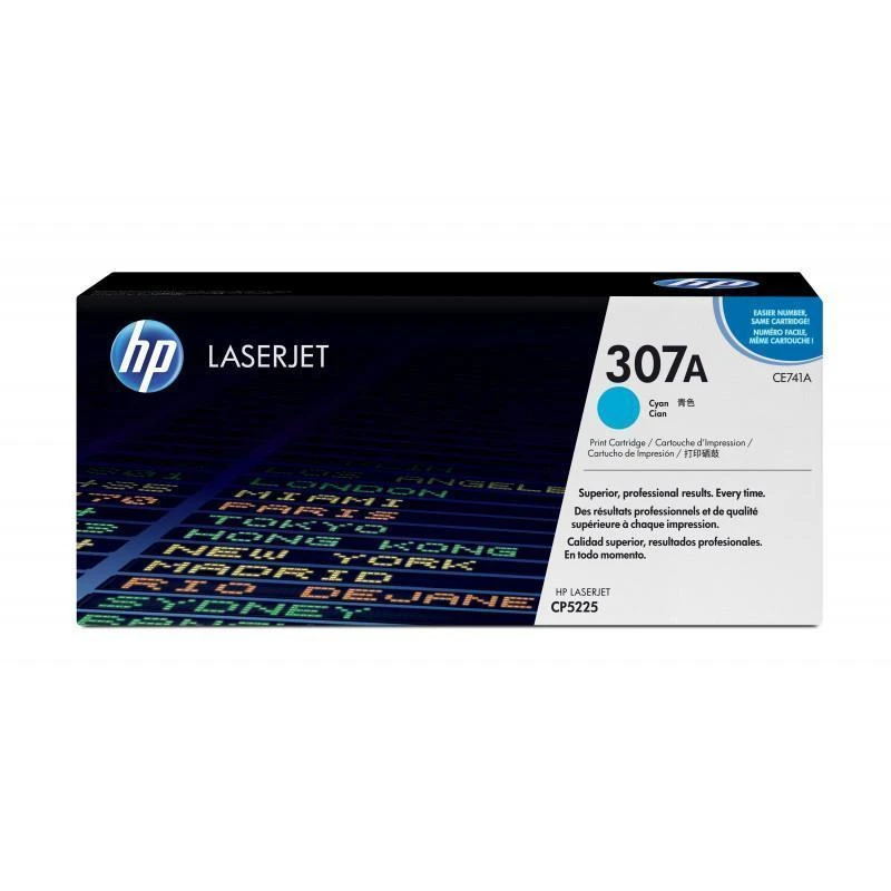 Toner Hp CE741A 307A Original Cyan - Linksolutions.ma