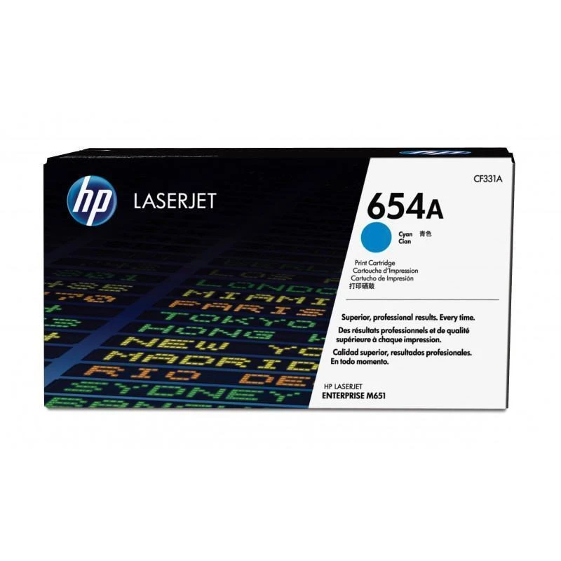 Toner Hp CF331A 654A Original Cyan - Linksolutions.ma