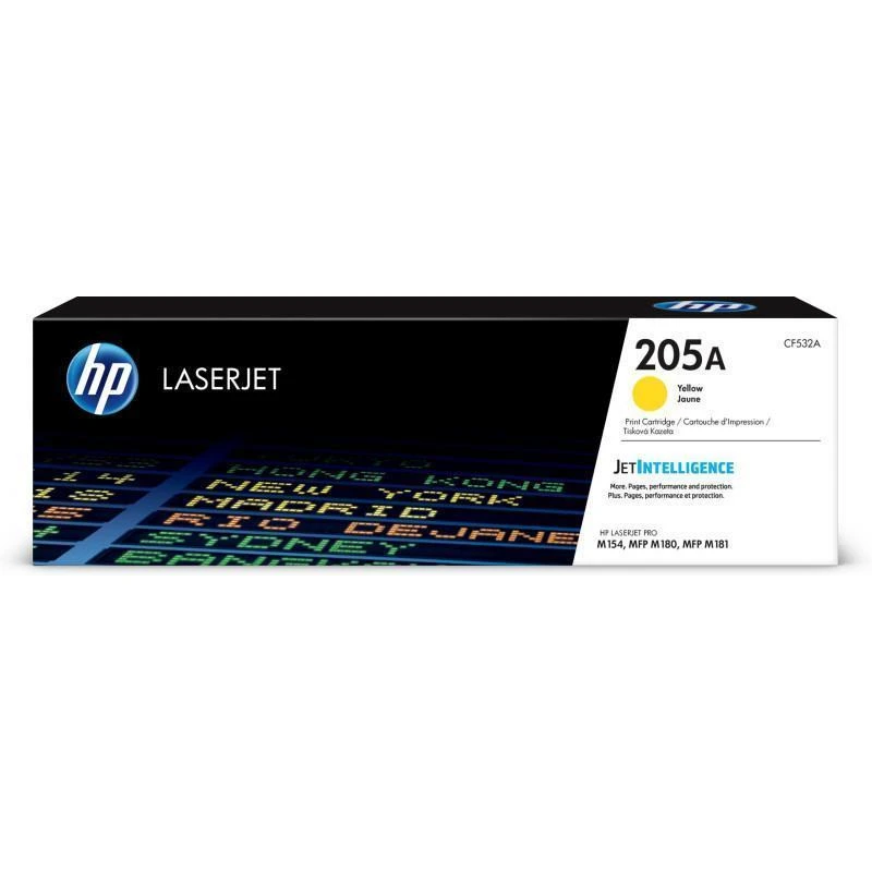 Toner Hp CF532A 205A Original Jaune - Linksolutions.ma