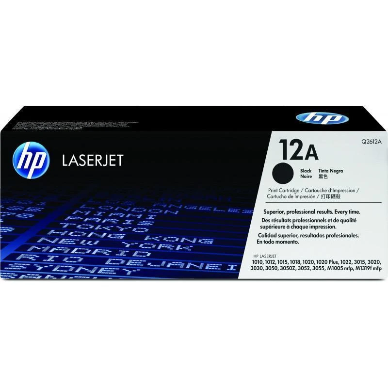 Toner Hp Q2612A 12A Original Noir - Linksolutions.ma