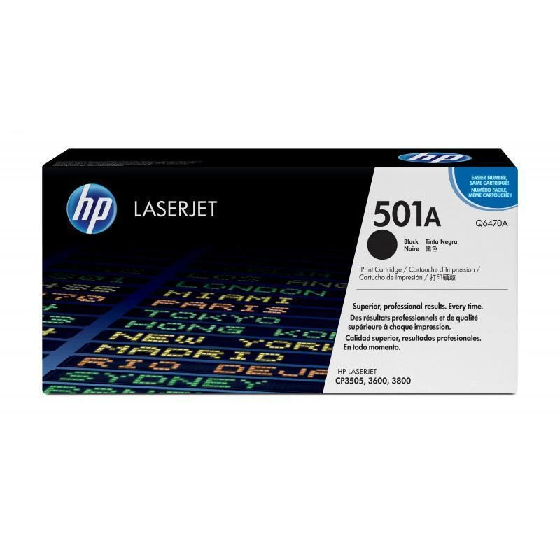 Toner Hp Q6470A 501A Original Noir - Linksolutions.ma
