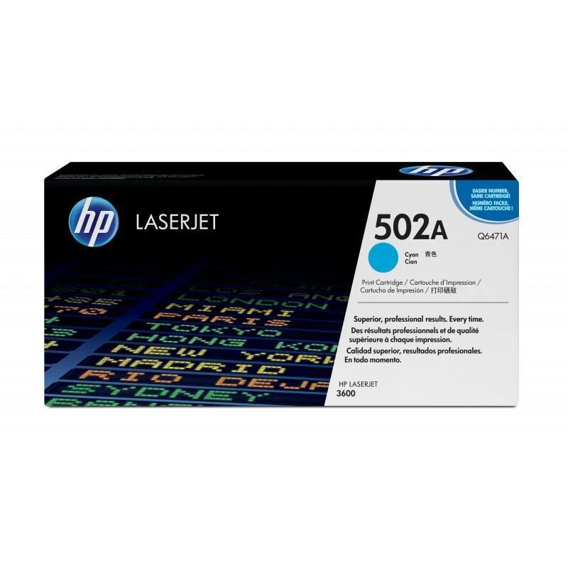 Toner Hp Q6471A 502A Original Cyan - Linksolutions.ma