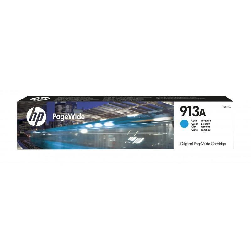 Cartouche Hp F6T77AE 913A PageWide Cyan - Linksolutions.ma