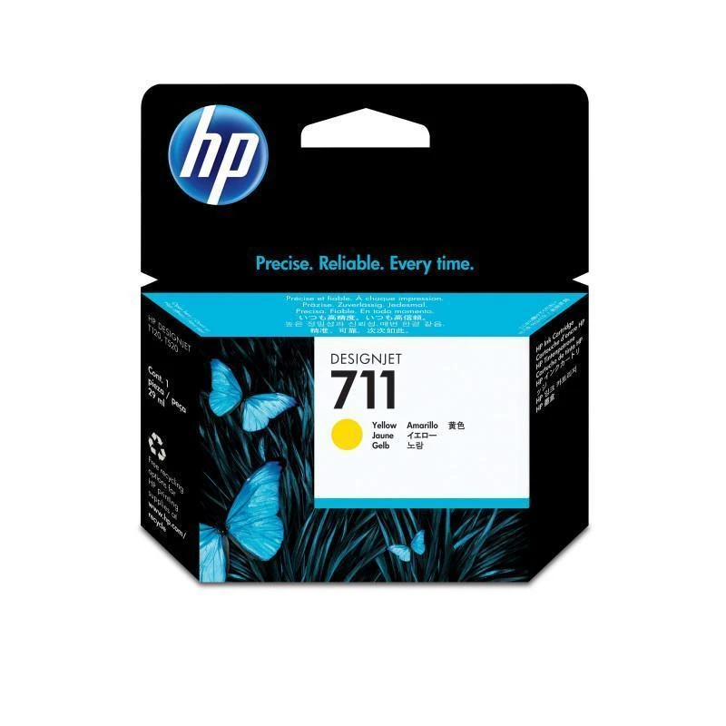 Cartouche Hp CZ132A 711 Cartouchejaune 29 Ml - Linksolutions.ma