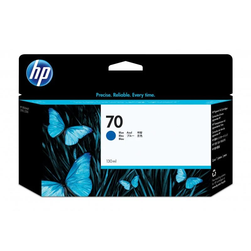 Cartouche Hp C9458A 70 Bleue 130 Ml - Linksolutions.ma