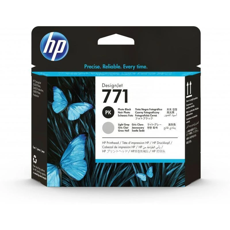 Cartouche Hp CE020A 771 Tete Dimpression Jet Dencre Gris Clair Photo Noire - Linksolutions.ma