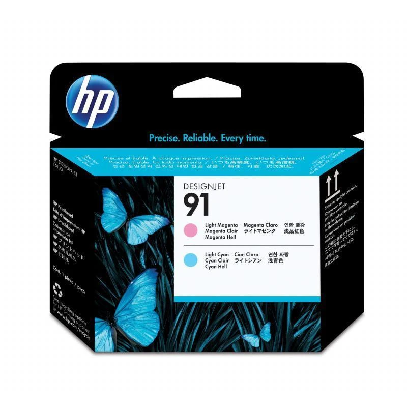 Cartouche Hp C9462A 91 Tete Dimpression Magenta Clair Et Cyan Clair - Linksolutions.ma