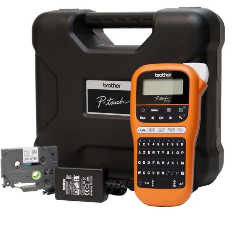 Etiqueteuse Brother PT-E110VP Imprimante Pour Etiquettes Thermique Directe Couleur 180 X 180 DPI TZe AZERTY - Linksolutions.ma
