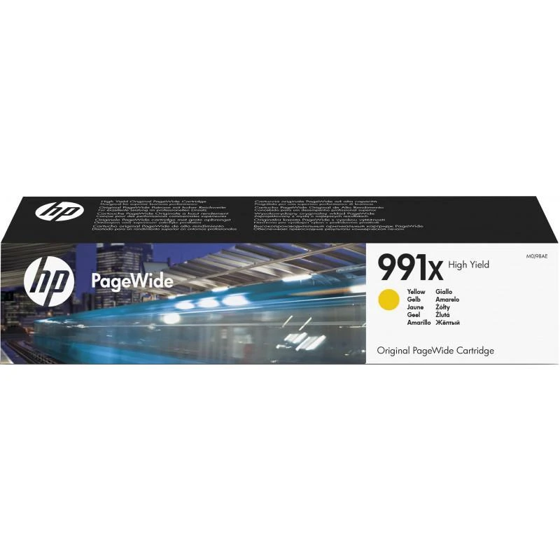 Cartouche Hp M0J98AE Jaune PageWide 991X Grande Capacite Authentique - Linksolutions.ma