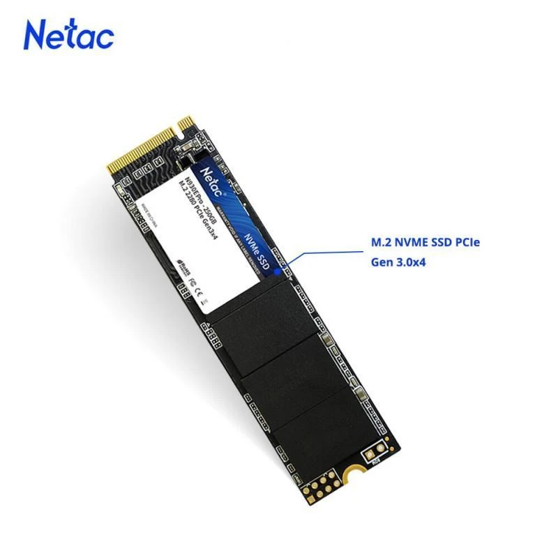 Interne SSD Netac NT01N930E-001T-E4X M.2 SSD 1 TB 2280 PCIE NVME - Linksolutions.ma