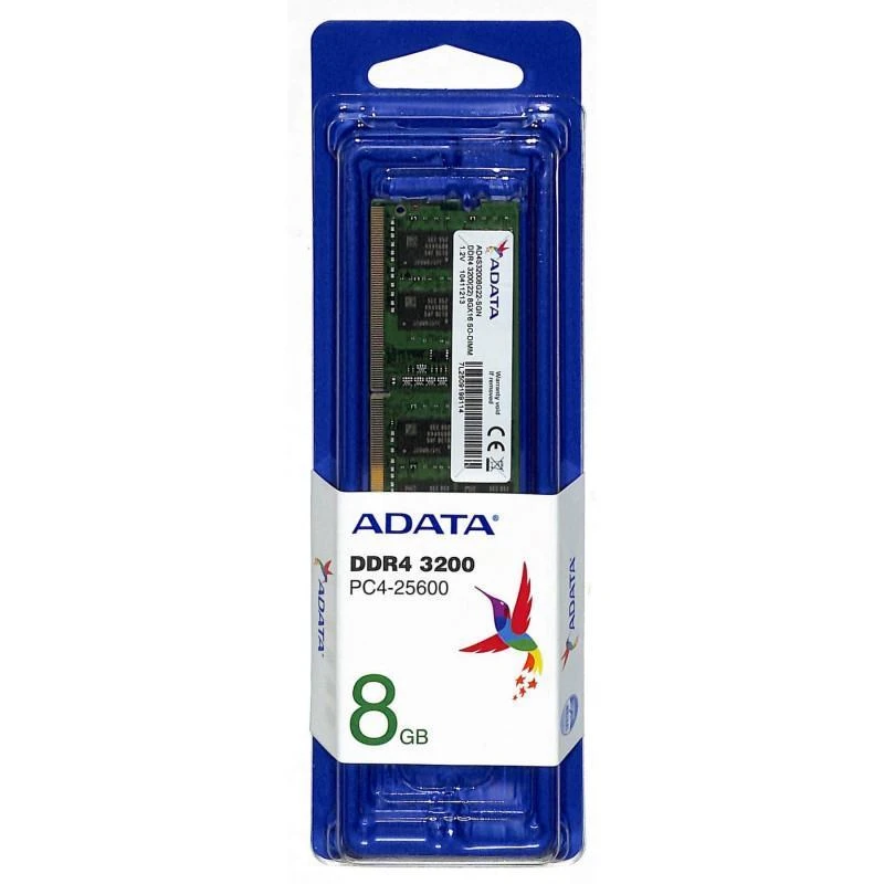 RAM Adata AD4S32008G22 BARETTE Memoire DDR4 3200 8GB PC PROTABLE SODIM - Linksolutions.ma