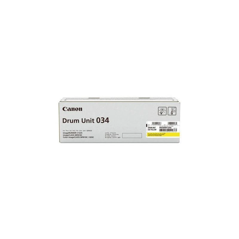 Toner Canon 9455B001AA Tombour Laser Drum Unit 034 Jaune - Linksolutions.ma