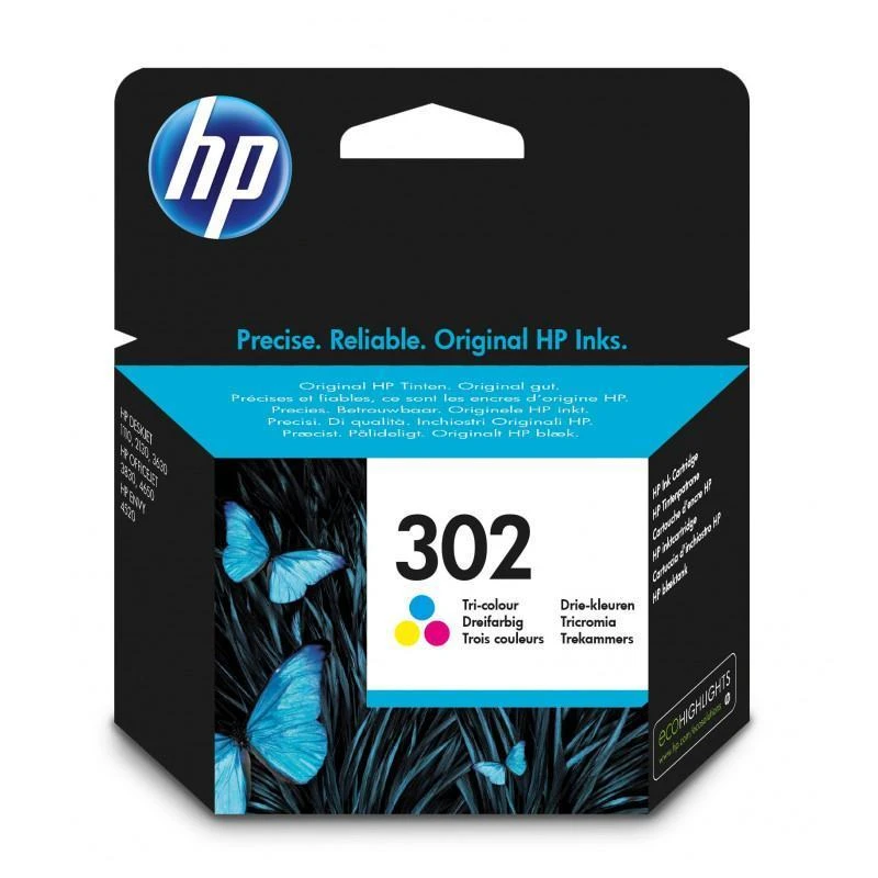 Cartouche Hp F6U65AE 302 Trois Couleurs - Linksolutions.ma